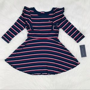 Tommy Hilfiger Christmas color logo skater dress